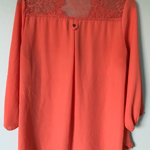 Orange Dress Top Size Medium - Picture 2 of 5